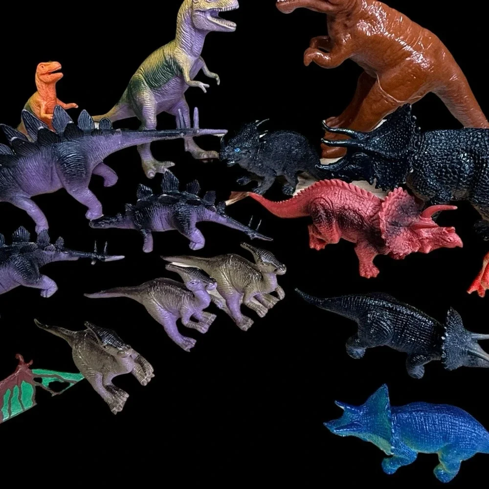 Dinosaur Toys Large Lot 25+ pcs Assorted Types Sizes - Picture 12 of 14